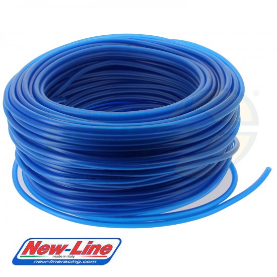 Benzinleitung 5 x 9 mm NEW-LINE/EM TECHNOLOGY Farbe: blau