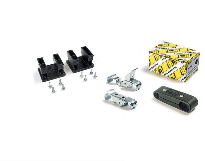 Intrepid Kart Frontspoiler-Halterungsset schwarz für MINI KART / OK / KZ