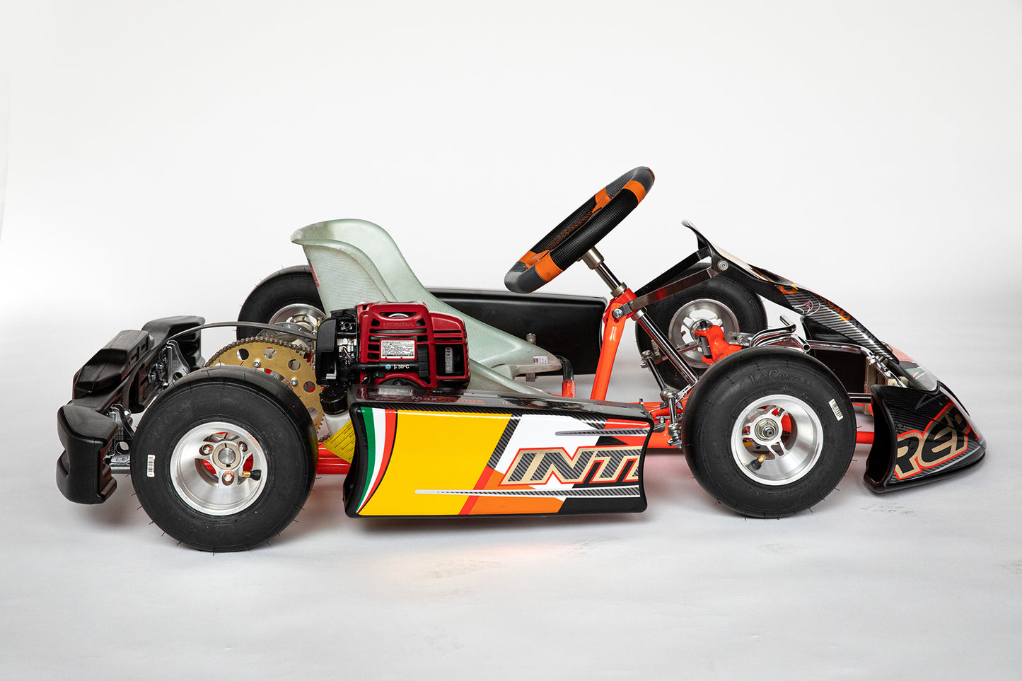 Intrepid SCOUT Baby Kart Chassis Ø25, 780 mm – Ready to Go mit Honda GXH35 Motor