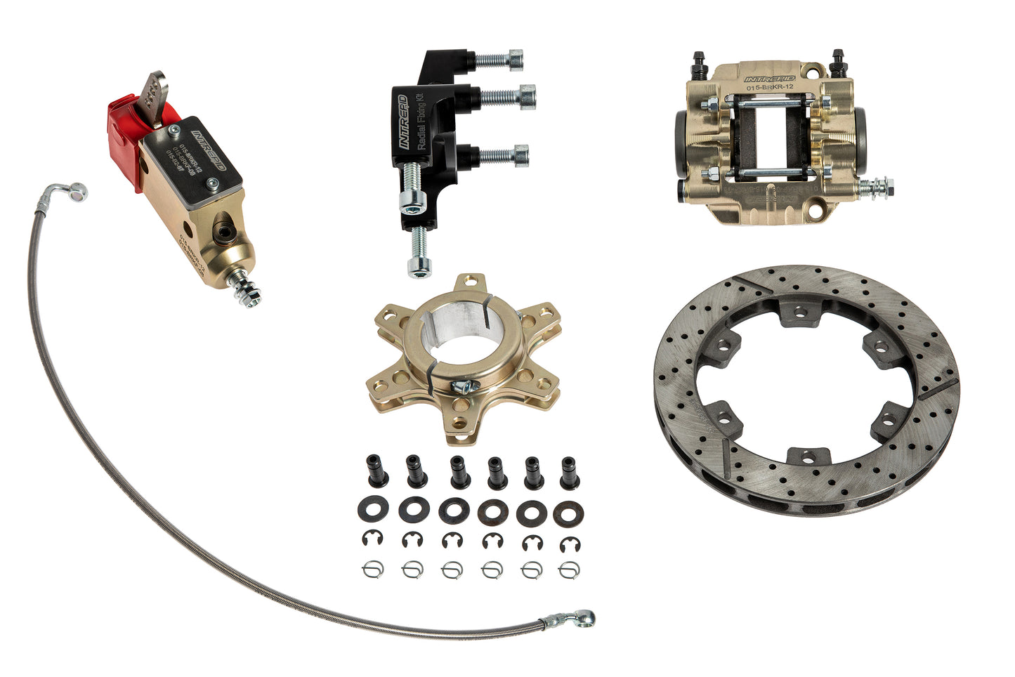 Intrepid Kart Bremssystem Hinten für OK/KZ | Modell R8K, CIK/FIA 015-BRKR-12