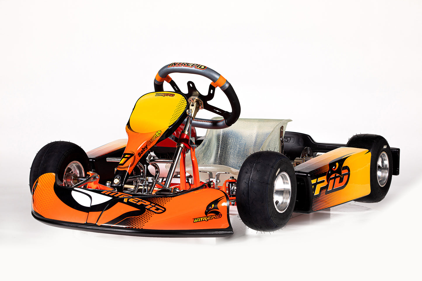 Intrepid SCOUT Baby Kart Chassis Ø25, 780 mm – Ready to Go mit Honda GXH35 Motor