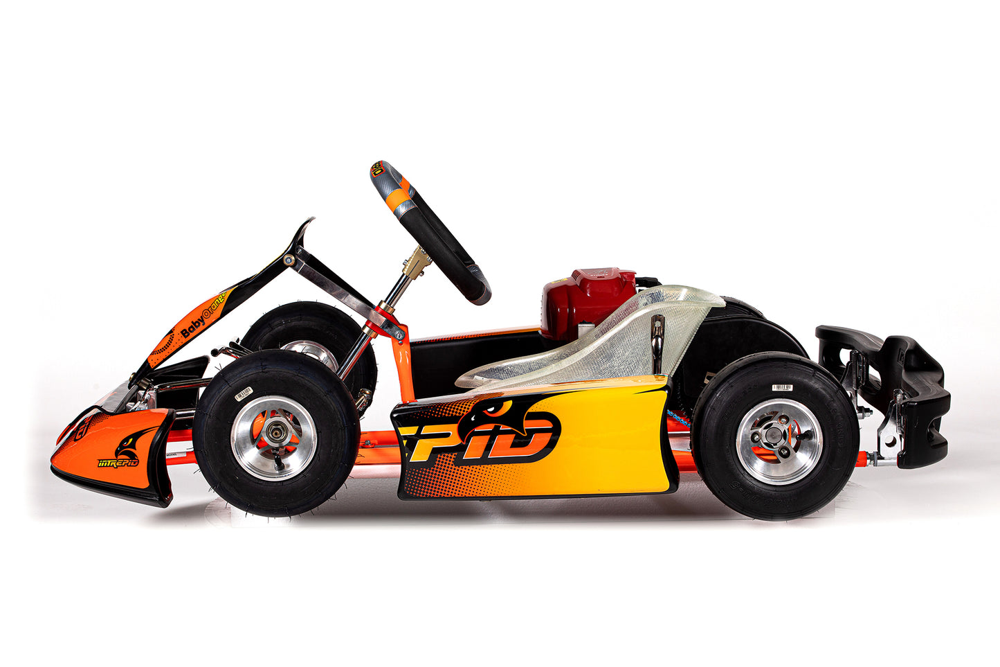 Intrepid SCOUT Baby Kart Chassis Ø25, 780 mm – Ready to Go mit Honda GXH35 Motor