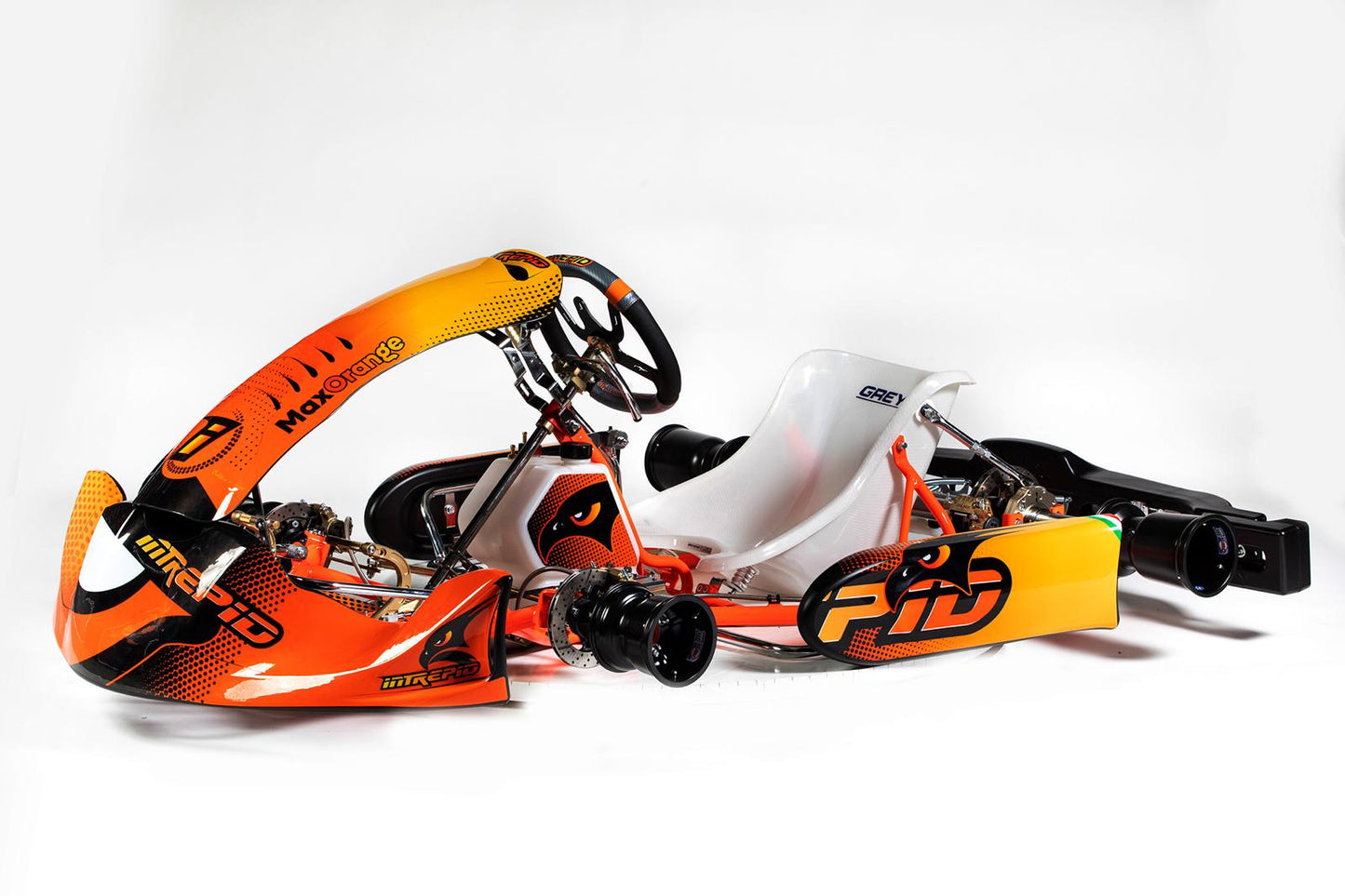 Intrepid Kart KZ CHASSIS – Modell ESCAPE-17, Rohre Ø32–30 mm, Radstand 1050 mm, CIK/FIA 015-CH-03 – Neue Homologation 2025/27