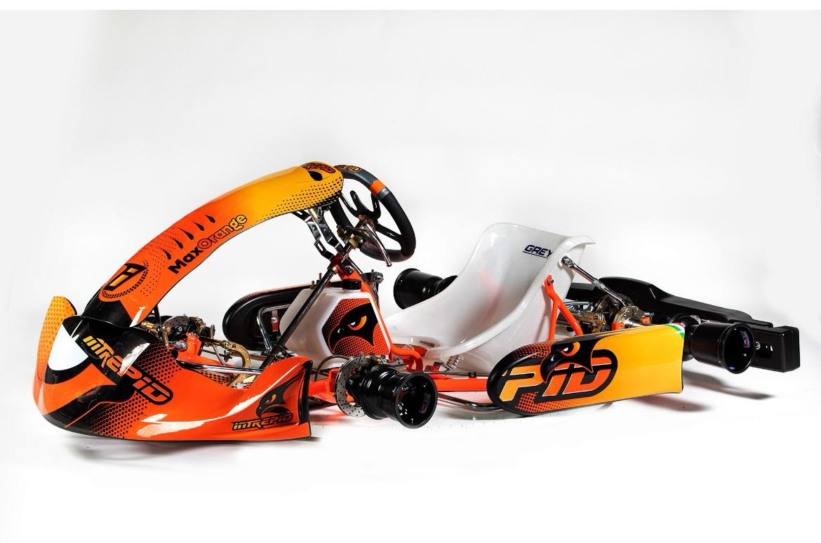 Intrepid Kart KZ CHASSIS – Modell ESCAPE-17, Rohre Ø32–30 mm, Radstand 1050 mm, CIK/FIA 015-CH-03 – Neue Homologation 2025/27