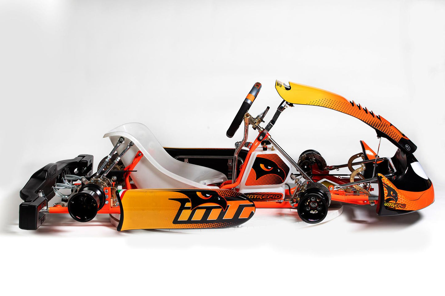 Intrepid Kart KZ CHASSIS – Modell ESCAPE-17, Rohre Ø32–30 mm, Radstand 1050 mm, CIK/FIA 015-CH-03 – Neue Homologation 2025/27