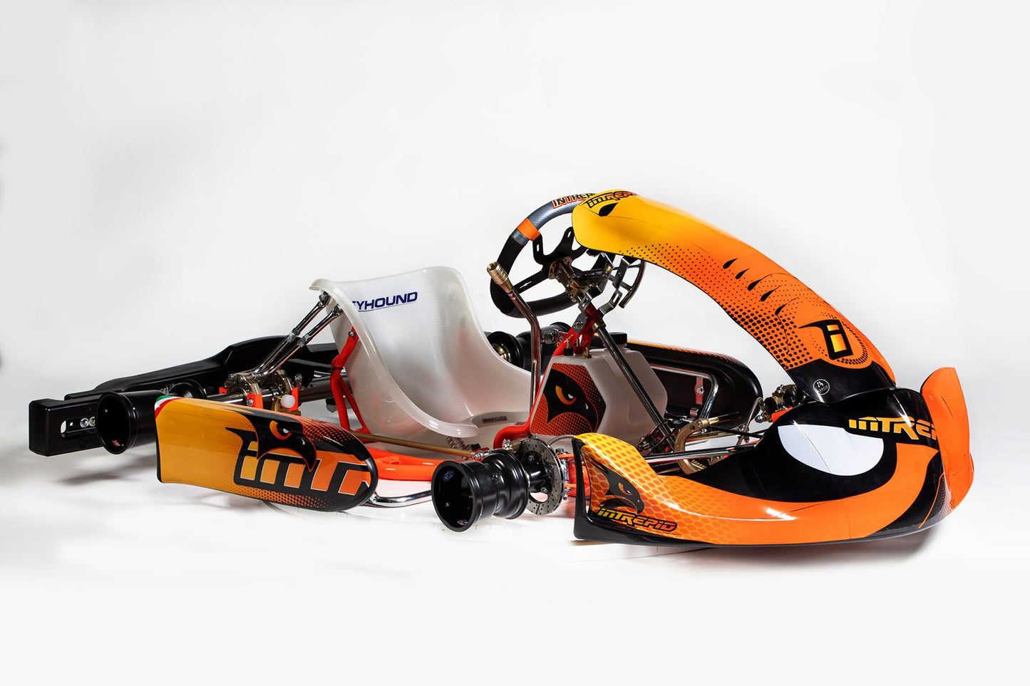 Intrepid Kart KZ CHASSIS – Modell ESCAPE-17, Rohre Ø32–30 mm, Radstand 1050 mm, CIK/FIA 015-CH-03 – Neue Homologation 2025/27