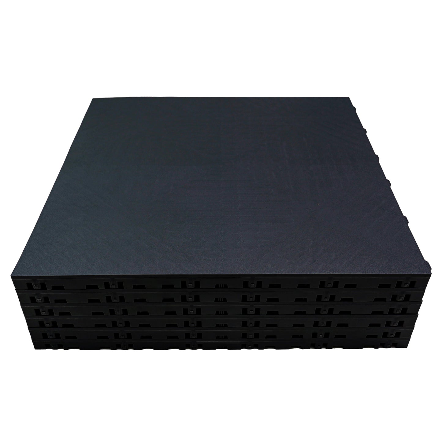 PP Klickfliese „Close“ Schwarz 400×400 mm – Robuste Bodenfliese für Garage & Werkstatt