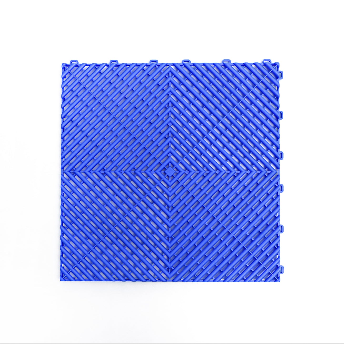 PP Klickfliese „Race“ Blau 400×400 mm – Robuste Bodenfliese für Garage & Werkstatt