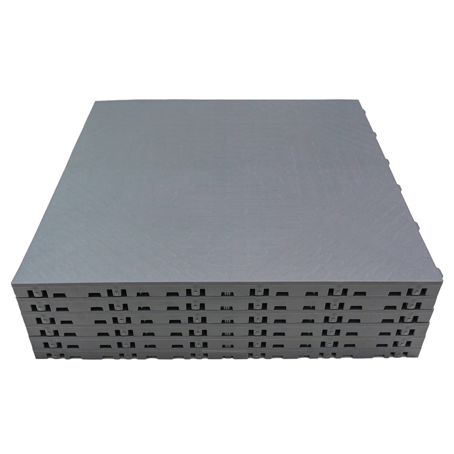 PP Klickfliese „Close“ Dunkel Grau 400×400 mm – Robuste Bodenfliese für Garage & Werkstatt