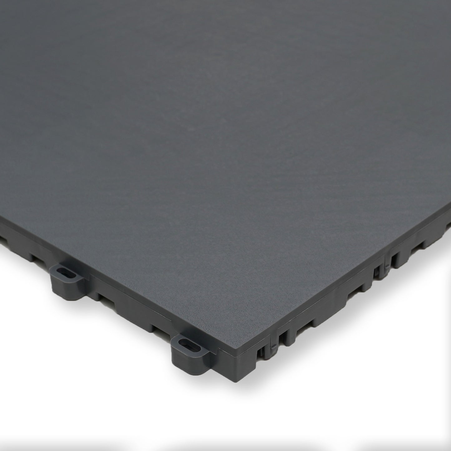 PP Klickfliese „Close“ Dunkel Grau 400×400 mm – Robuste Bodenfliese für Garage & Werkstatt