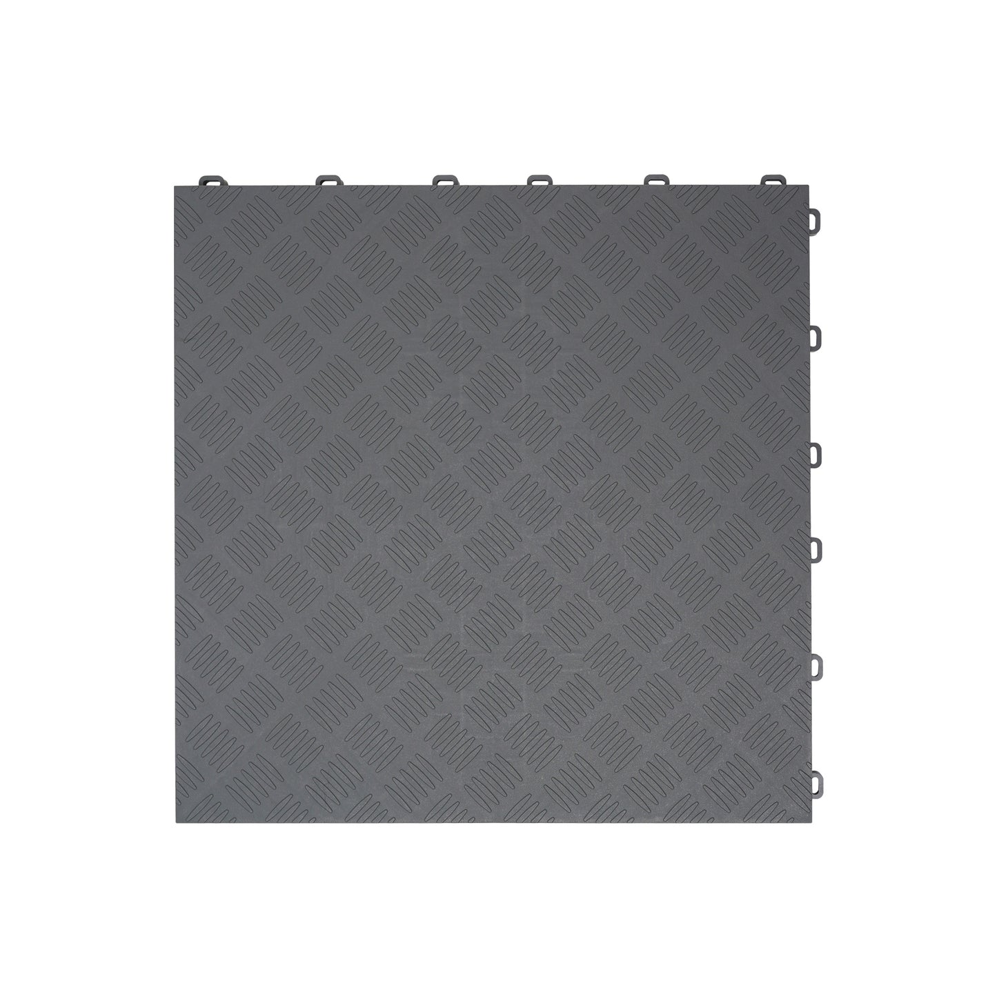 PP Klickfliese „Industrial“ Dunkel Grau 400×400 mm – Robuste Bodenfliese für Garage & Werkstatt