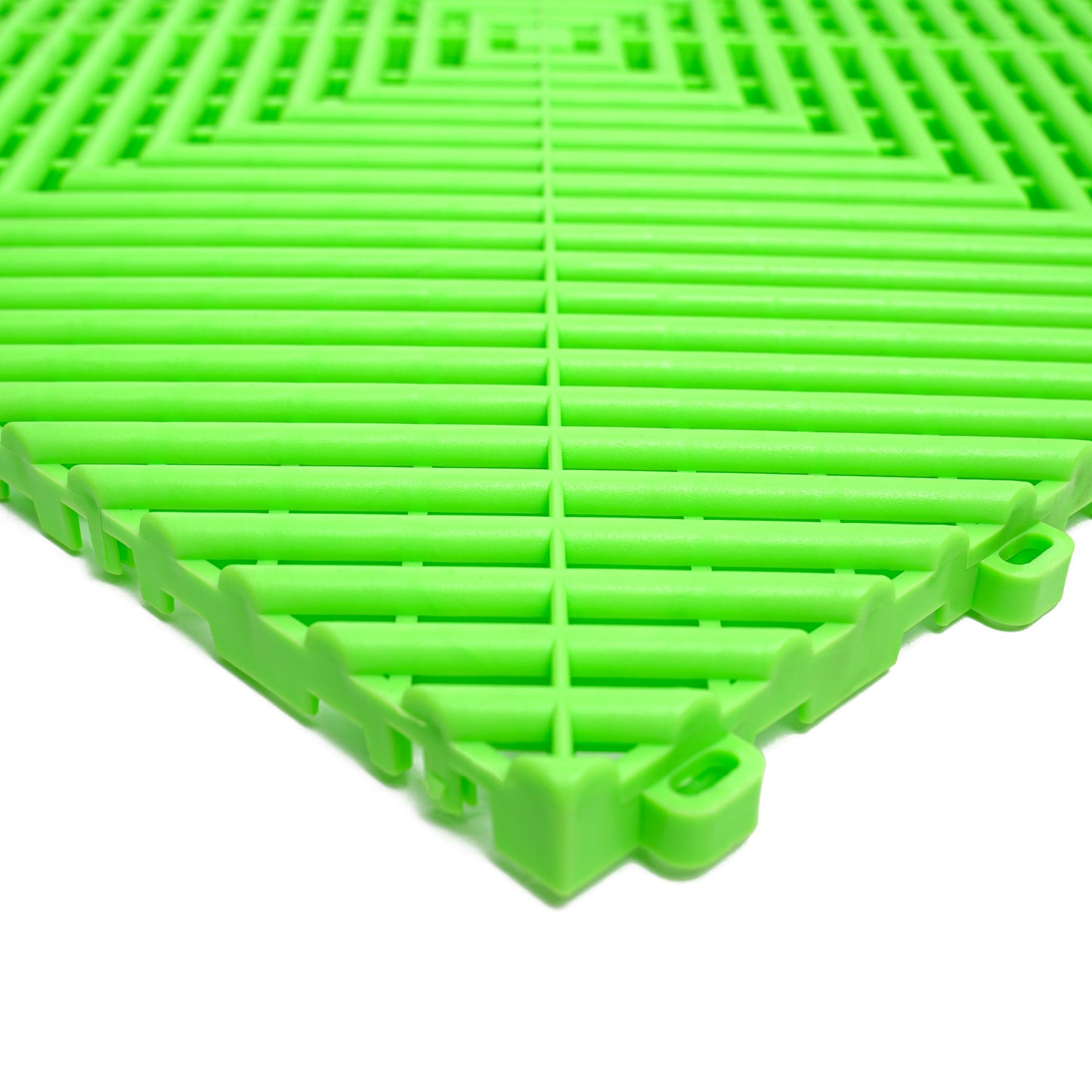 PP Klickfliese „Race“ Neon Grün 400×400 mm – Robuste Bodenfliese für Garage & Werkstatt