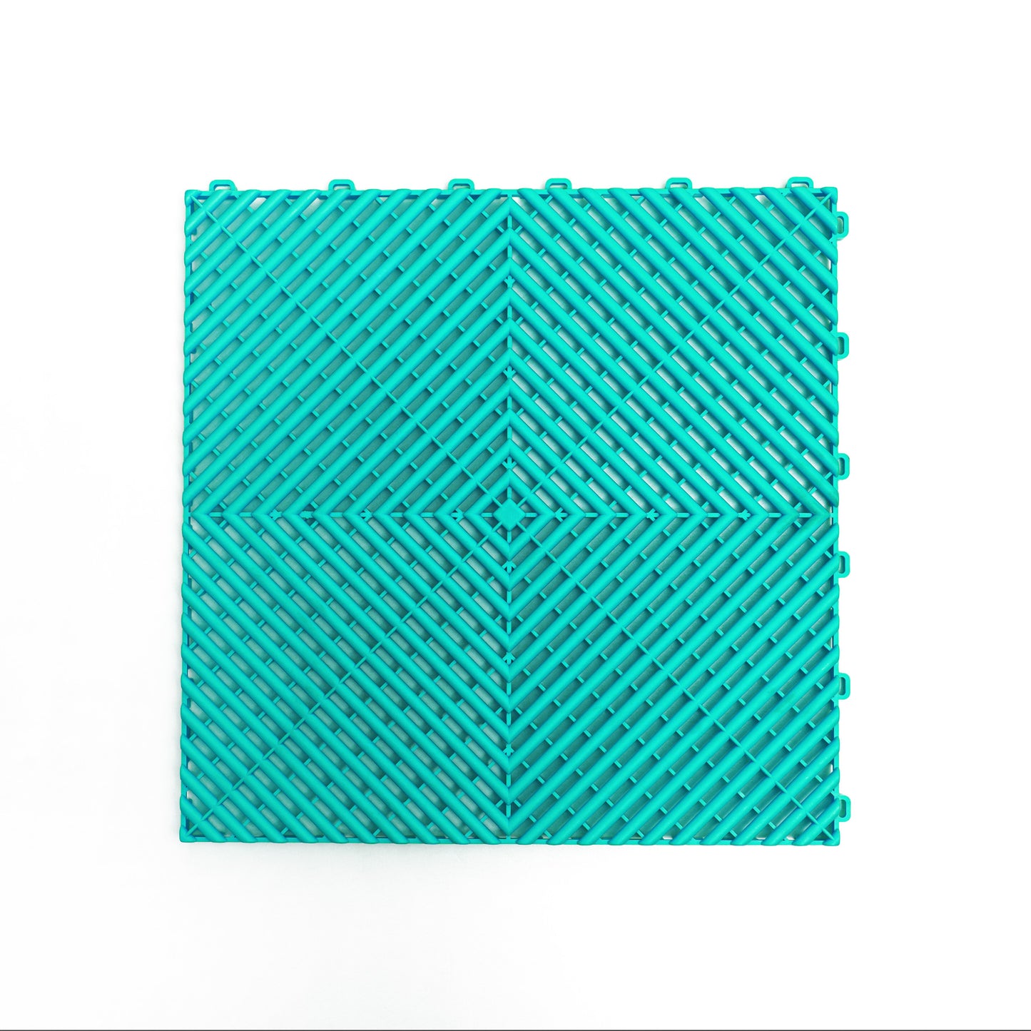 PP Klickfliese „Race“ Peacock Grün 400×400 mm – Robuste Bodenfliese für Garage & Werkstatt