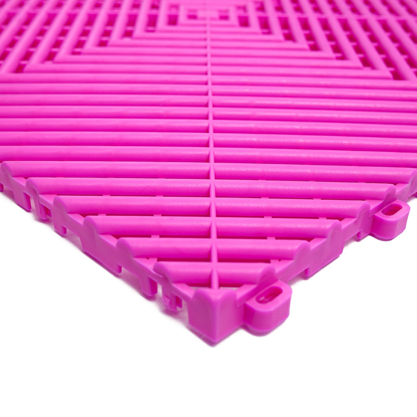 PP Klickfliese „Race“ Pink 400×400 mm – Robuste Bodenfliese für Garage & Werkstatt