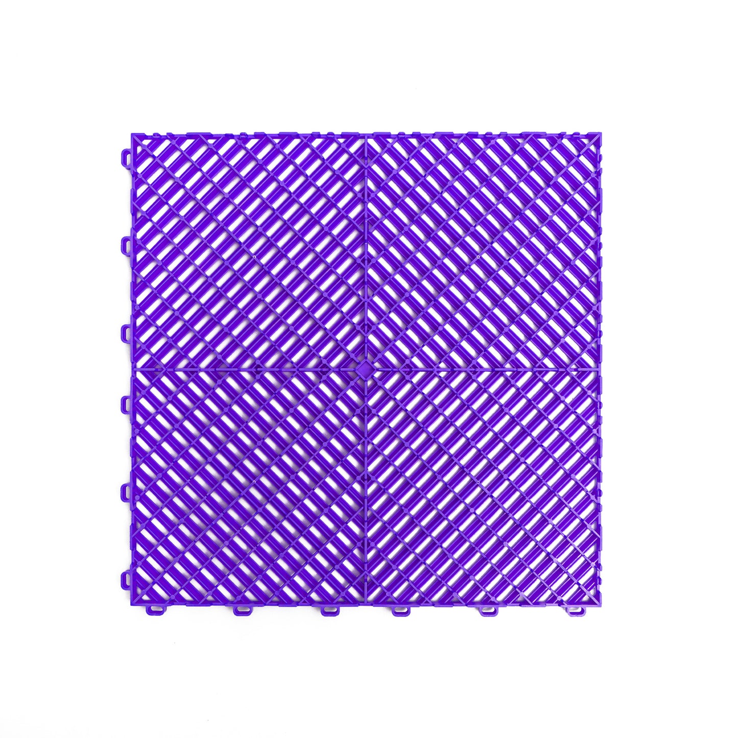 PP Klickfliese „Race“ Lila 400×400 mm – Robuste Bodenfliese für Garage & Werkstatt