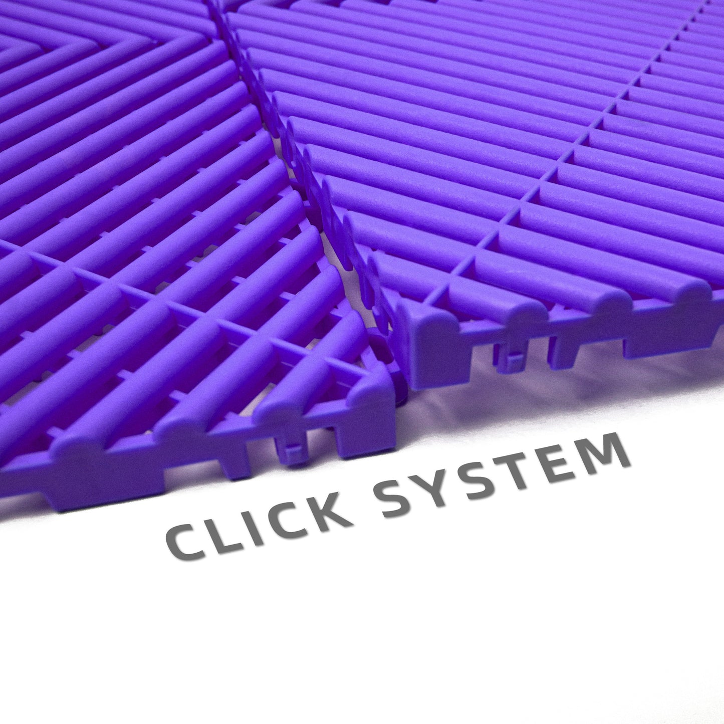 PP Klickfliese „Race“ Lila 400×400 mm – Robuste Bodenfliese für Garage & Werkstatt