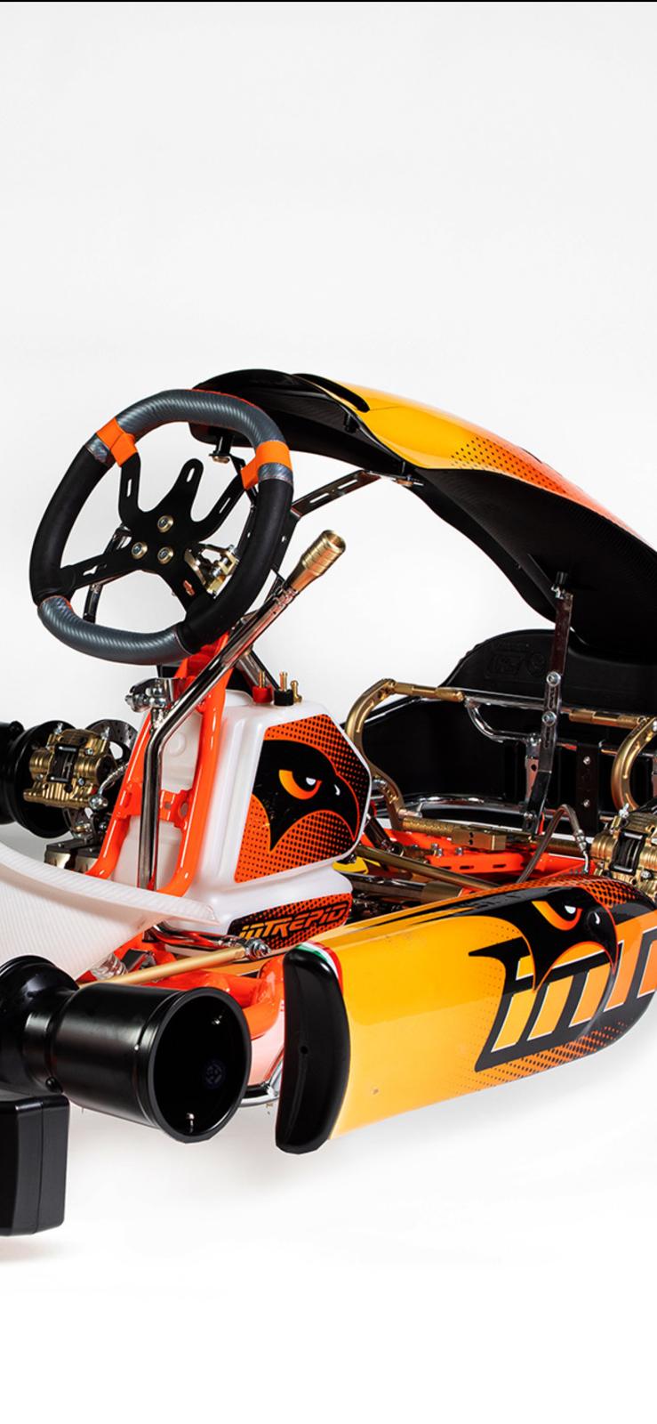 Intrepid Kart KZ CHASSIS – Modell ESCAPE-17, Rohre Ø32–30 mm, Radstand 1050 mm, CIK/FIA 015-CH-03 – Neue Homologation 2025/27